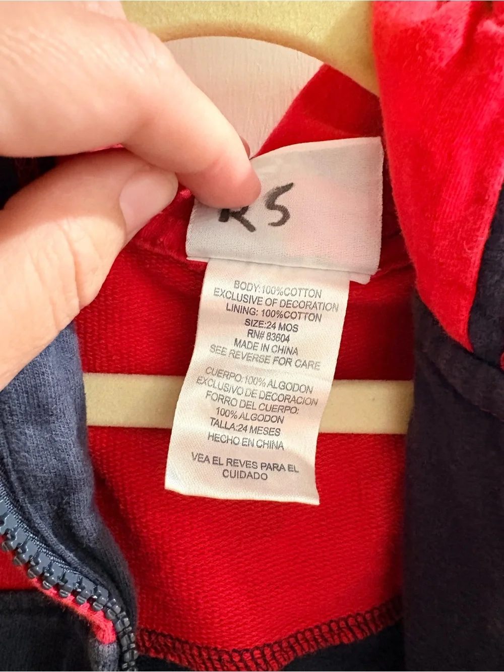 Majestic Kids Red and Navy Atlanta Braves Colorblock Zip Hoodie